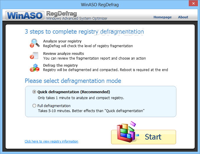 free download trial of winaso registry optimizer